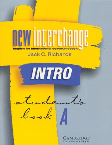 New Interchange Intro Student's book A: English for International Communication