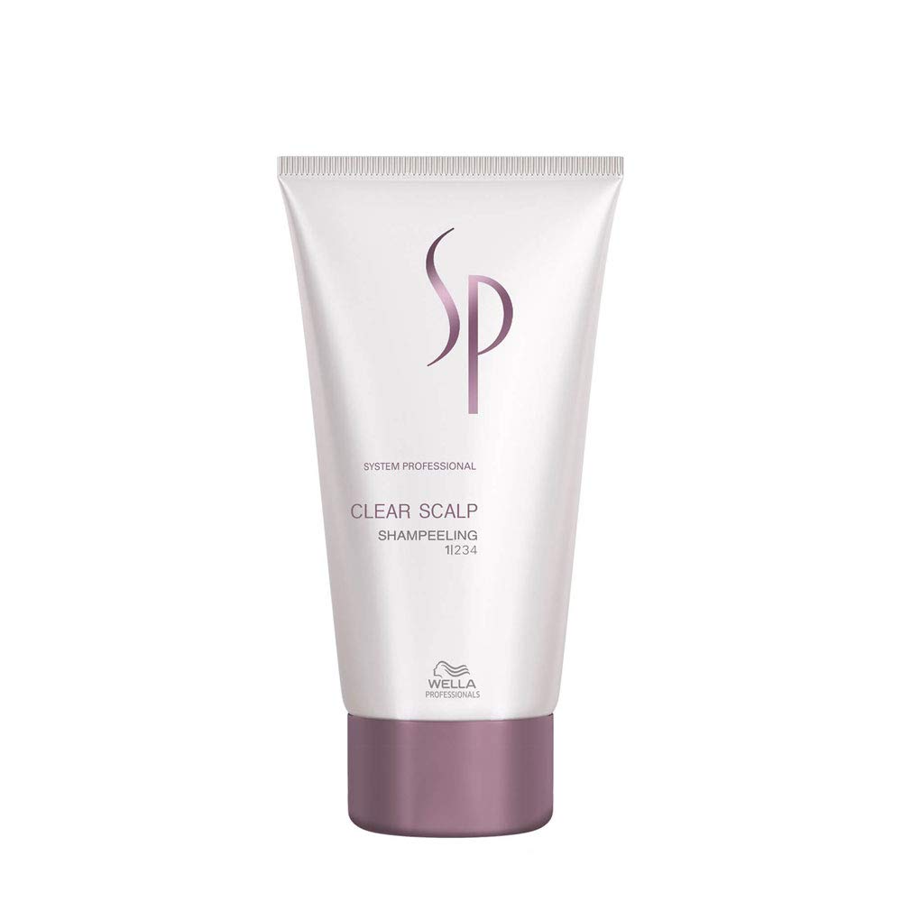 Wella SP Clear Scalp Shampeeling for Dandruff and Stubborn Scalp, 150 ml (Pack of 1)