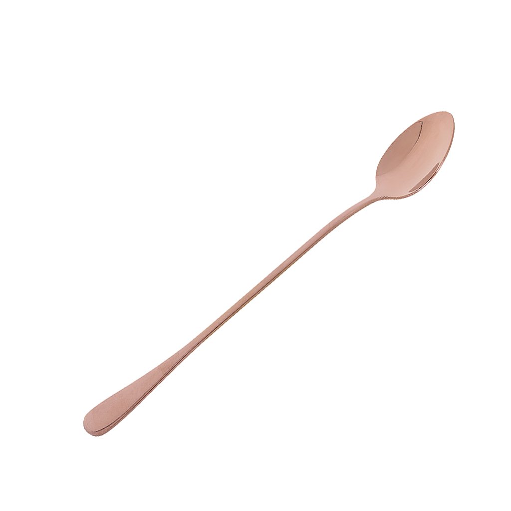 MENT Home Cafe Restaurants Use Stainless Steel Coffee Sugar Ice Cream Dessert Spoon Salad Oval Te Poon Wedding Party Supplies Rose Gold