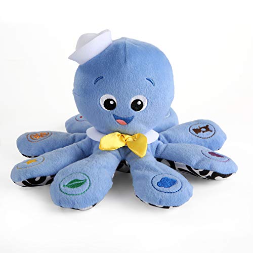 Baby EinsteinOctoplush Musical Huggable Stuffed Animal Plush Toy, Learn Colors in 3 Languages, Blue, 11" Age 3 Month and up,