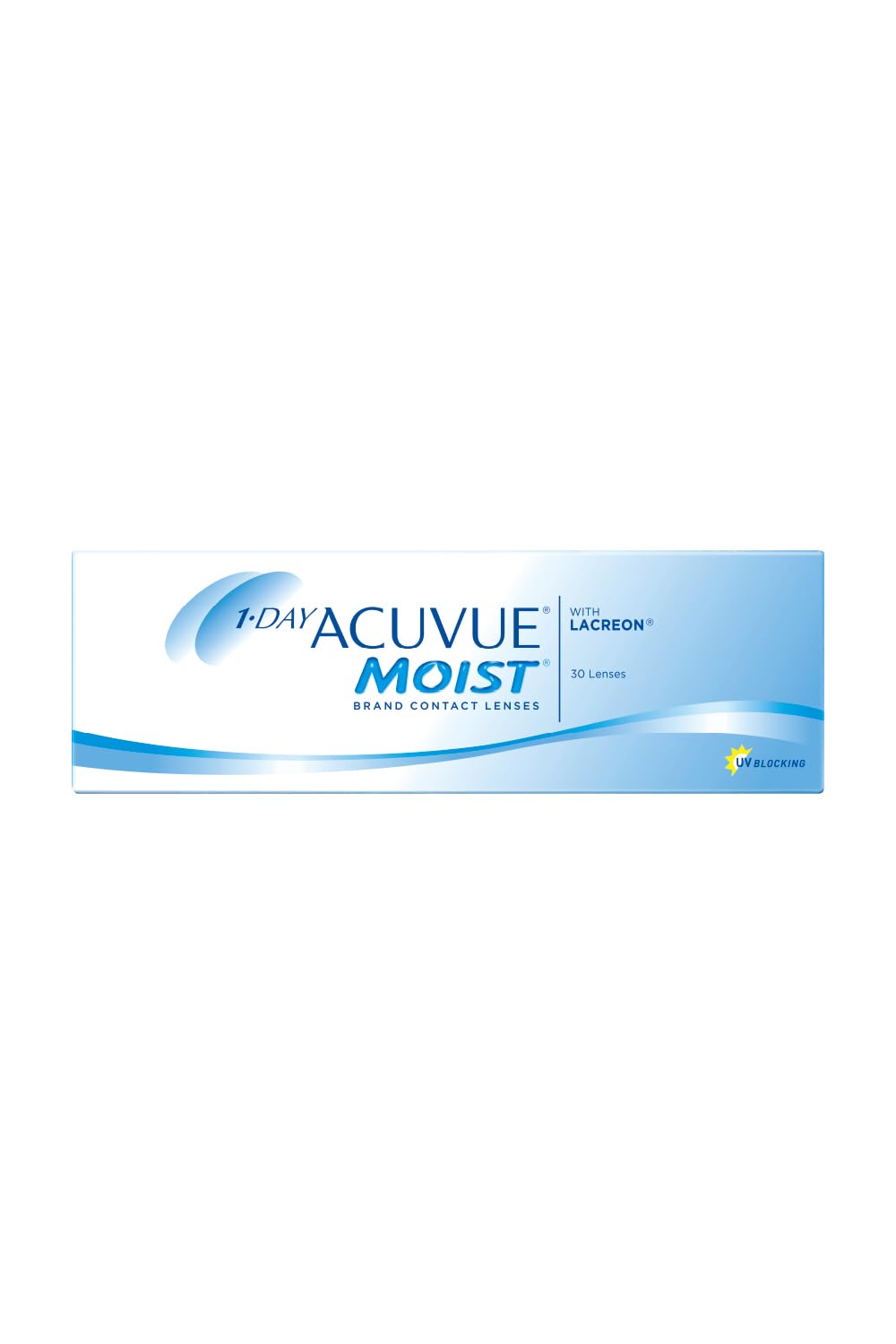 Acuvue 1-Day Acuvue Moist Contact Lens - 30 Pack, Clear, -4.5