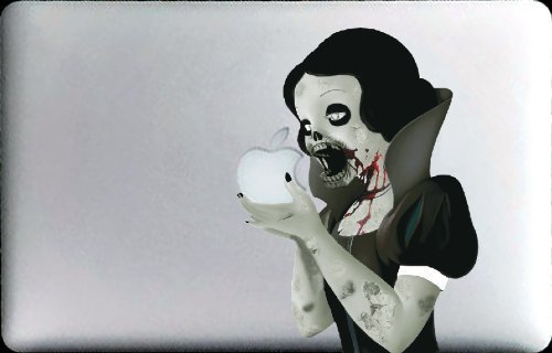 Zombie Princess Decal for 11" MacBook Air - Vinyl Sticker