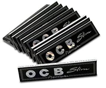 Brotherz Ocb Slim Premium Rolling paper | King Size paper | white Premium paper| Pack of 5 Booklets | Each Booklet Contains 32 Paper