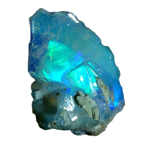 13.00Cts 100% A+ Natural Ethiopian Welo Opal Rough Stone, Raw Crystal, October Birthstone, Jewelry Making Gemstone, Ultra Fire Striking Opal, Opal Rock, Handpicked Stone, Size-12X24X10MM