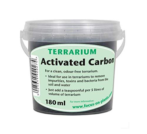 Growth Technology Ltd MDTAC180 Terrarium Activated Carbon (Charcoal) 180ML Tub