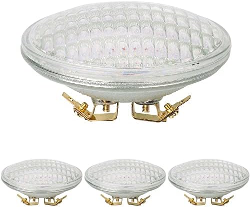 Familite PAR36 LED Landscape Light Bulb, 12W 36W Halogen Equivalent, AC/DC 12V Waterproof, Warm White 3000K Flood Light for Well Light, Tractor, Off-Road Vehicles, Snowblower, Pack of 4