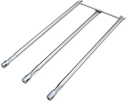 Hongso 7506 29" Stainless Steel Burner Tubes Set for Weber Genesis I - IV, Genesis Platinum I & II, Platinum B/C, Genesis Gold B/C (2000-2001) Gas Grill (with Side Control Panel) 3033609 SBG506