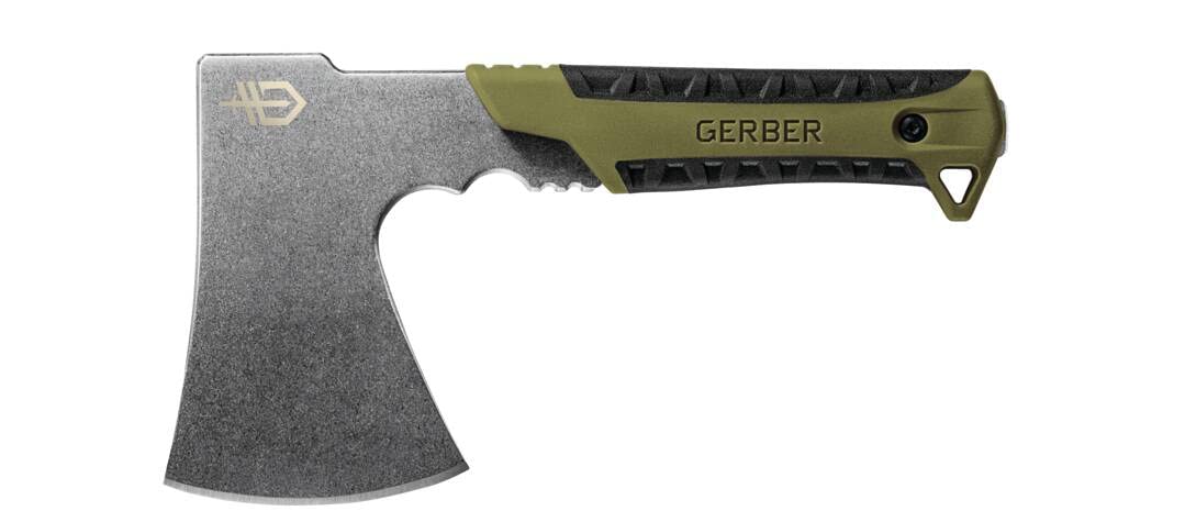 GerberGear 31-003482N Pack Hatchet Camping Axe With Sheath, Sage Green