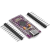 OSOYOO 1x Pro Micro Board ATmega32U4 Leonardo 5V/16MHz Module Board Type C Port for Arduino