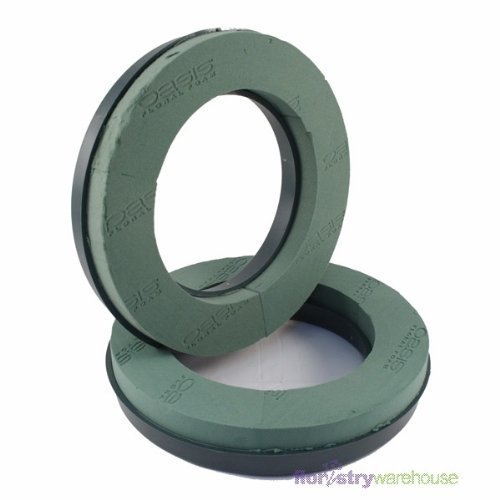 FloristryWarehouse Oasis Naylorbase Wreath Rings 12 Inch Box of 12 Plastic Backed by Smithers Oasis