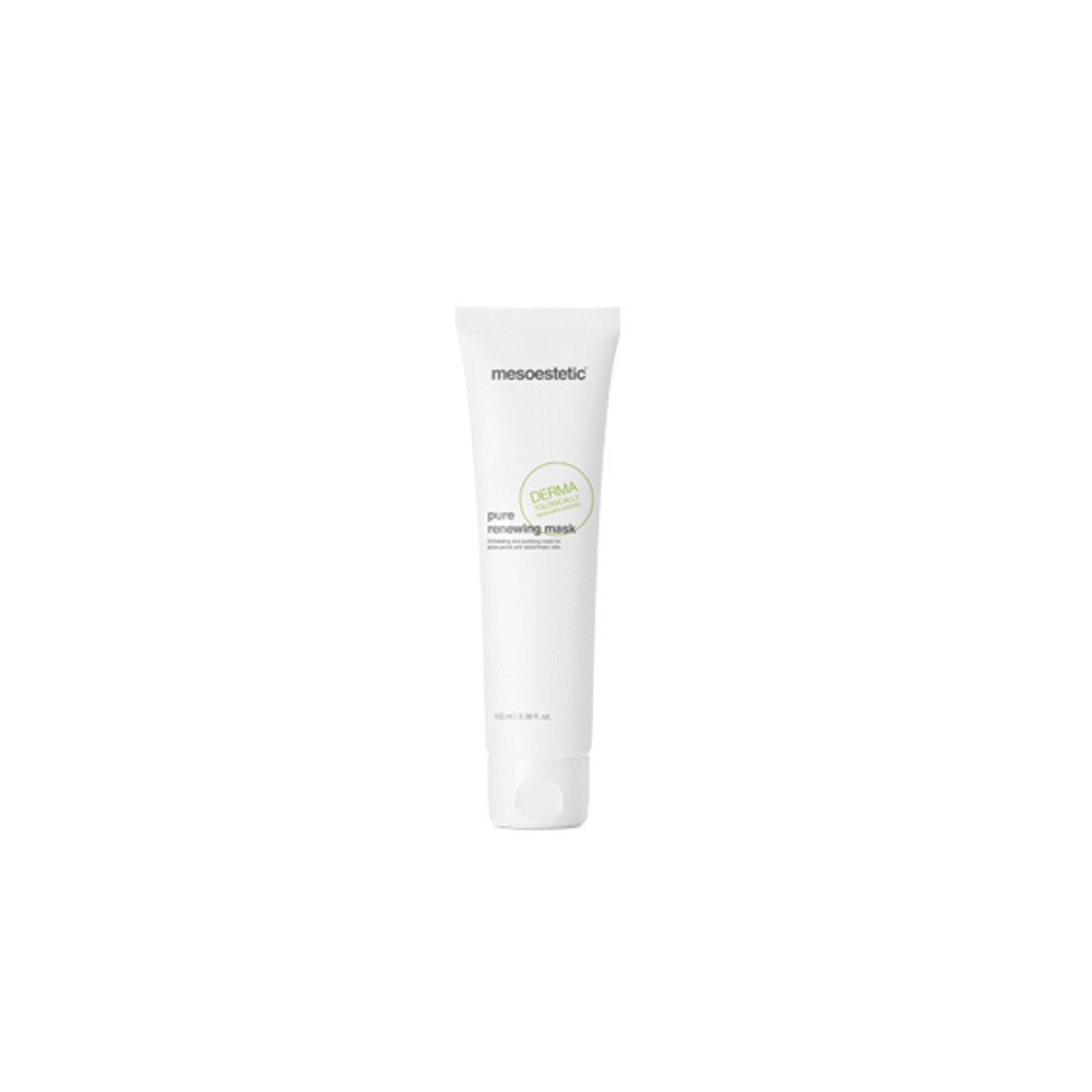 MesoesteticPure Renewing Mask, 100ml/3.38 fl. oz., Exfoliating Pore Treatment for Acne Prone Skin