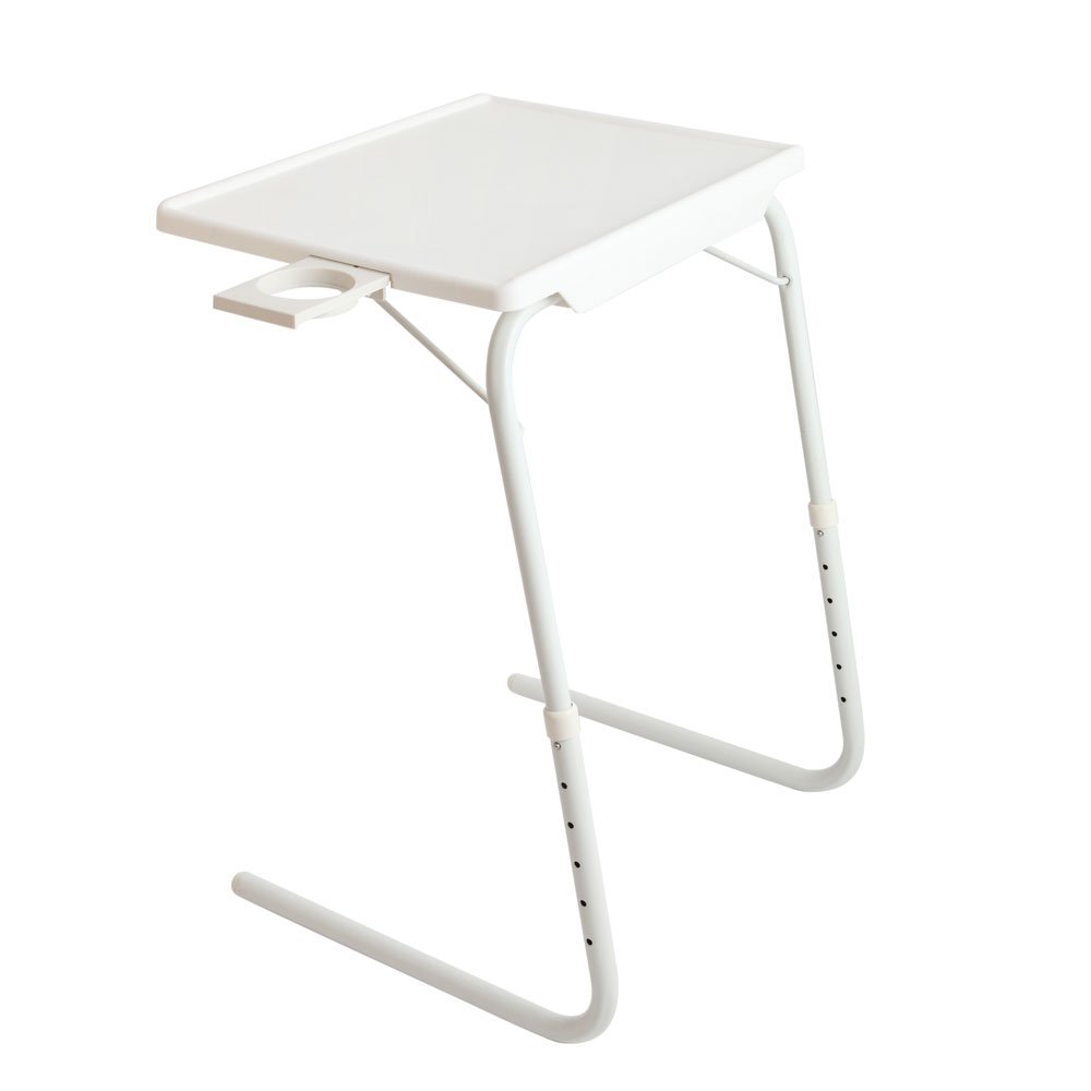 (White) - Table Mate II Folding TV Tray (White)