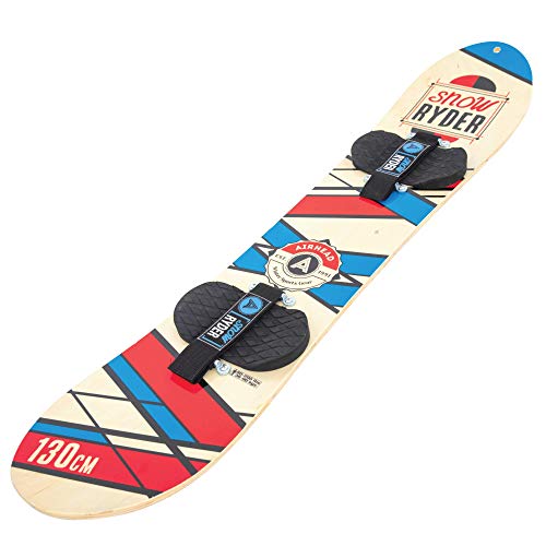 Airhead Snow Ryder Hardwood Snowboard w/Velcro Bindings