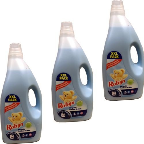 'Morning Freshness' Robijn Fabric Softener 3x 5000 ml Bottle Pouch (Morning)