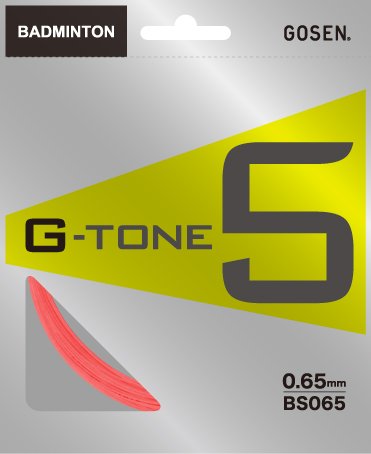 Gosen G-Tone 5 Badminton String Salmon Pink 0.65mm - Made in Japan