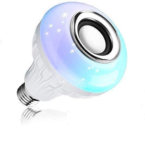 LSARI Sapna Star Services B22 LED Bulb Bluetooth Speaker for Home, Bedroom, Living Room, Party Decoration (Multicolor)