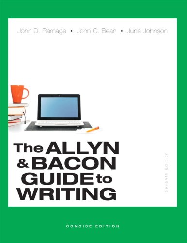 Allyn & Bacon Guide to Writing, The, Concise Edition