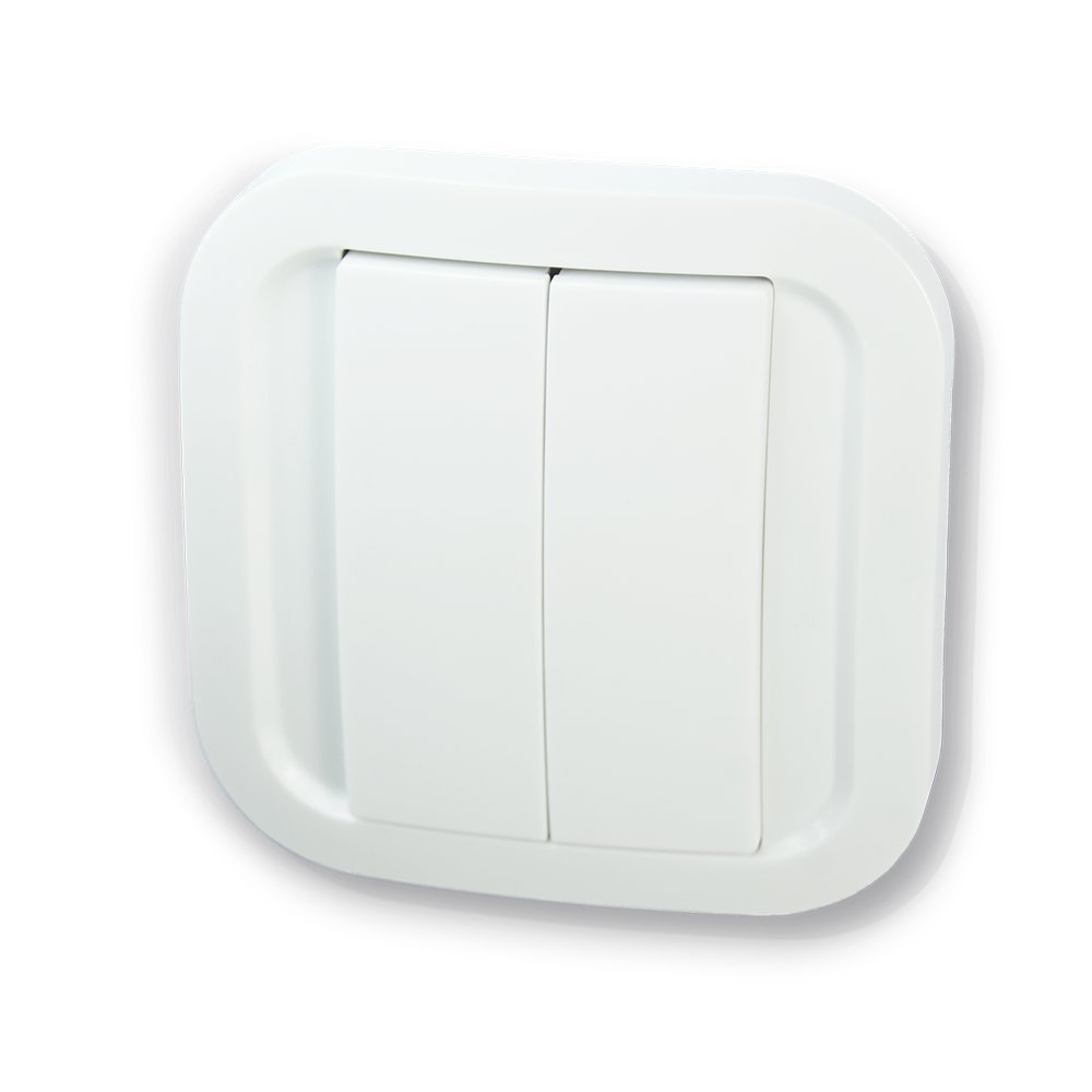 NodOnCWS-2-1-01 EnOcean Wall Switch - Cozy White