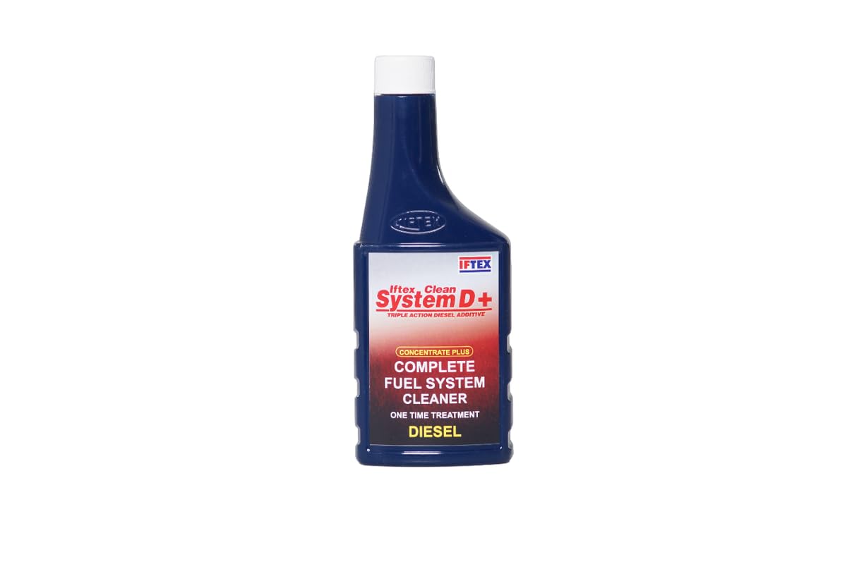 IFTEX Clean System D +, Complete Fuel System Cleaner One Time Treatment Diesel Cars (300 ml) / Cars SUV Diesel Injector Cleaner and Complete Fuel System Treatment and Better Combustion (300 ml)