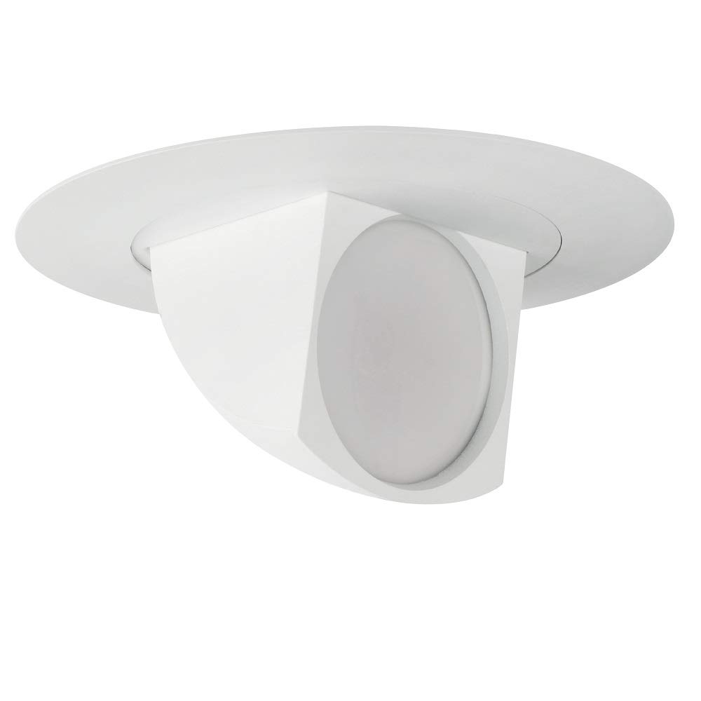 Feit Electric5-6 inch Adjustable Scoop Recessed LED Downlight, 3000K Bright White, Dimmable, 75W Equivalent, 45 Year Life, 850 Lumen, High CRI, LEDR56SCP/930CA