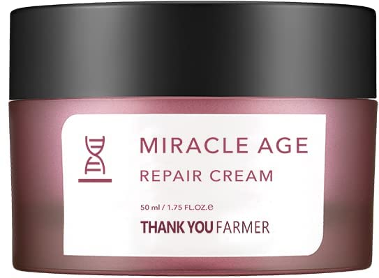 THANKYOU FARMER Miracle Age Repair Cream (50ml) | Age Repair Anti-Aging Cream | Dark Spot Remover & Firming Anti-Wrinkle Face Cream | k beauty, korean skincare products