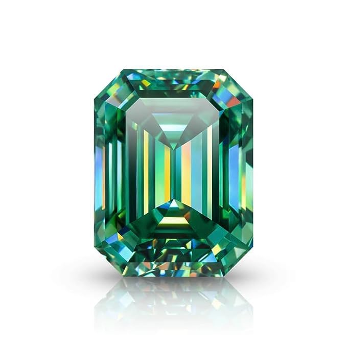 SIDHARTH GEMS11.25 Ratti 10.00 Carat Natural AAA++ Quality Green Loose Gemstone Natural Certified Zambian Emerald/Panna Stone for Men and Women (Lab Approved)