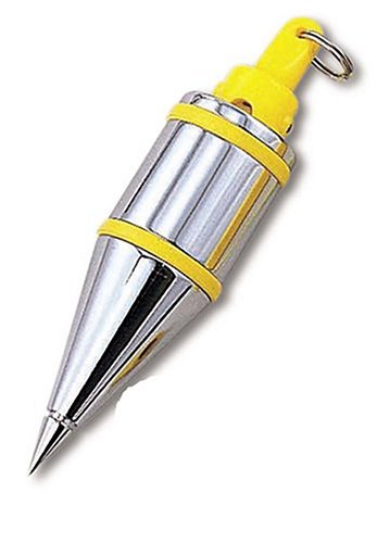 TajimaPlumb Bob - 7 oz (200g) Plumb-Rite with Quick-Stabilizing Cap & Embedded Bumpers - PQB-200