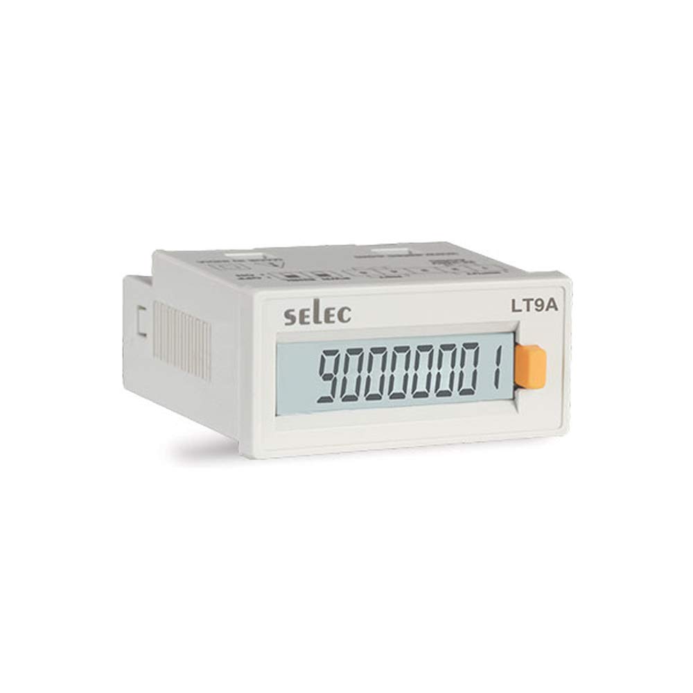 Selec 8 Digit Lcd Hour Meter Voltage I/P With Reset - LT920A-V