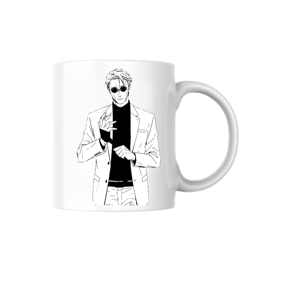 SIGNATURE FACTORY Jujutsu Kaisen | Nanami | Anime Printed Coffee Mug, White Ceramic Milk Mug Anime Printed, Gifting and Presenting | 300 ml