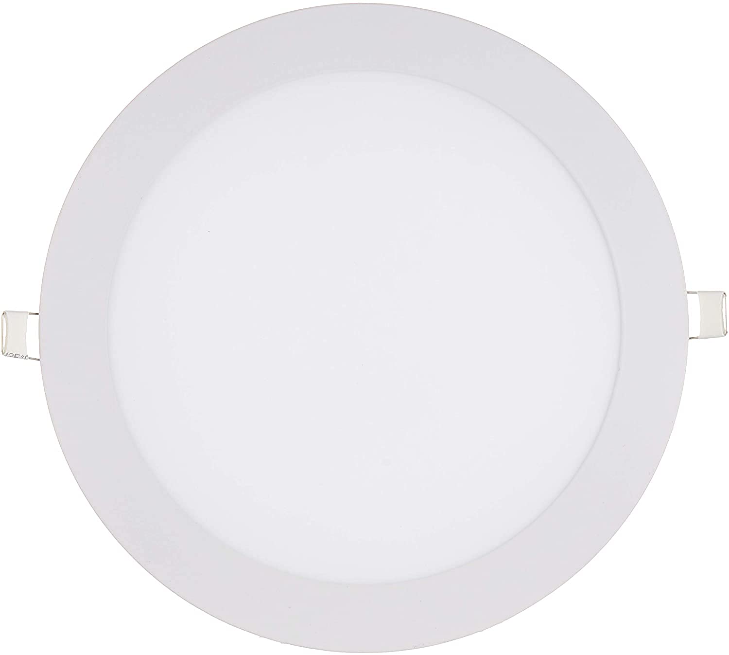 N NarkenNarken 18W Cool white 6500K LED Power Saving (Front Size) 8.66 inches (22.2cm) Aluminium Recessed Round Panel Ceiling Light 1450LM AC165-265V 50-60HZ IP40(Back hole/cutting size Φ 20.5-21.5cm)