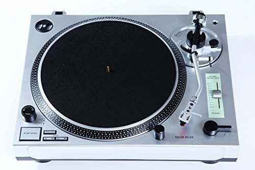 TechPlay Anti Static Turntable mat Full Size Black Full Size Mat