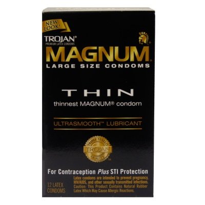 TROJANMAGNUM Thin Lubricated: 36-Pack of Condoms