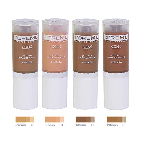 Doreme Permanent Makeup, Microblading Pigment Sets (Concentrate Redhead Set)