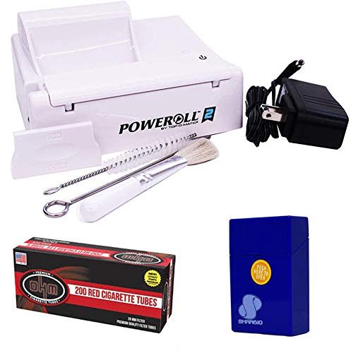 Combo of Electric Injector Machine Poweroll 2 Lighters OHM Tubes and Case Bundle