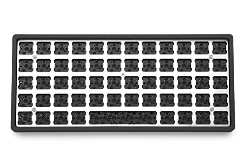 Drop Preonic Keyboard MX Kit V3 — Compact Ortholinear Form Factor, Programmable QMK PCBA, Kaihua Hotswap Sockets, USB-C, Anodized Aluminum Case, (Black)