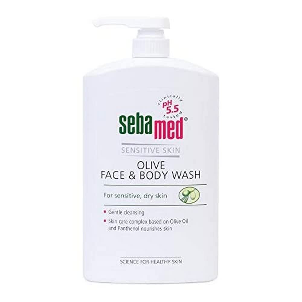 SEBAMEDOlive Face and Body Wash Pump Pot, 1L