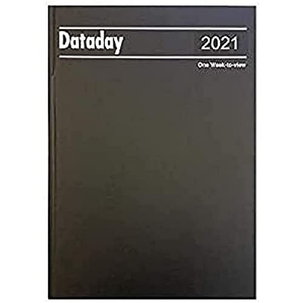 Dataday Black Week View Diary Dataday Desk Diary Ref - A43