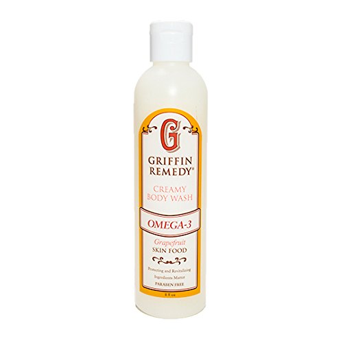 GRIFFIN REMEDY Creamy Bodywash Omega3 Grapefruit, 8 FZ