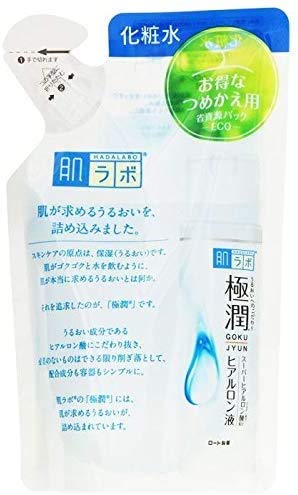 (Rohto Pharmaceutical) Hada Lab Gokujun Hyaluron Liquid Refill 170ml/ /(3 Bargain Set)