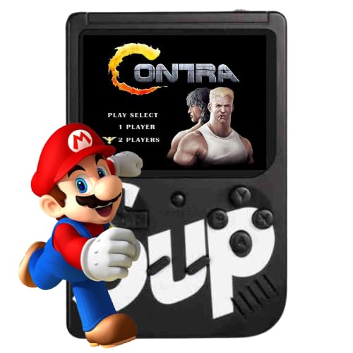 (New Edition SUP Game) Kid's SUP Handheld Game Console, Classic Rettro Video Gaming Player Colorful LCD Screen USB Rechargeable Portable (TV Video Game Also) with 400+ Old Games Best Toy Gift