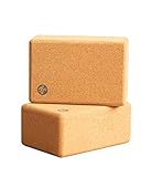 Manduka Yoga Cork Block - Yoga Prop and Accessory, Good for Travel, Comfortable Edges, Lightweight,...