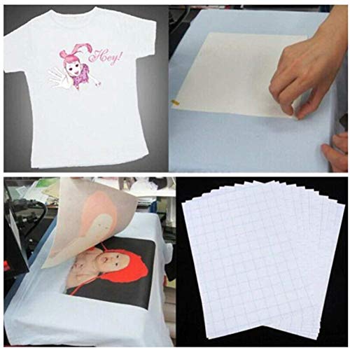 25 Sheets Light Color Fabric Inkjet Photo Transfer Paper - - 8 1/2 X 11 Inches by Dingword