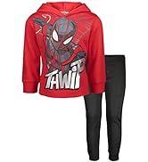 Marvel Spider-Man Big Boys Fleece Pullover Hoodie and Pants Outfit Set