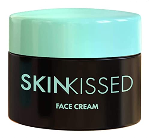 SKINKISSED™ Face & Skin Moisturiser Cream- Natural Vegan Skincare Treatment - Acne Prone & Oily Skin, Pigmentation, Blemishes, Rosacea, Blackheads, Redness & Eczema - Anti-Ageing Cleanser