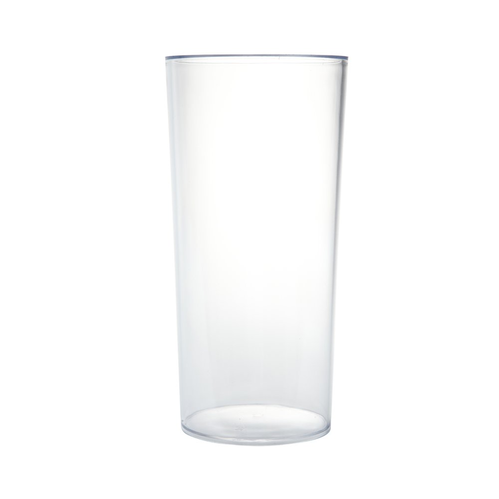 Clear Acrylic Cylinder Vase Hard Wearing Lightweight Durable Plastic 25cm High by Smithers Oasis