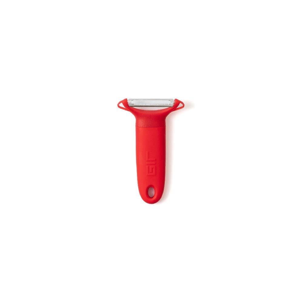 GIR: Get It Right GIRPYF303RED Stainless Steel Flat Peeler, Y-Shape, Red