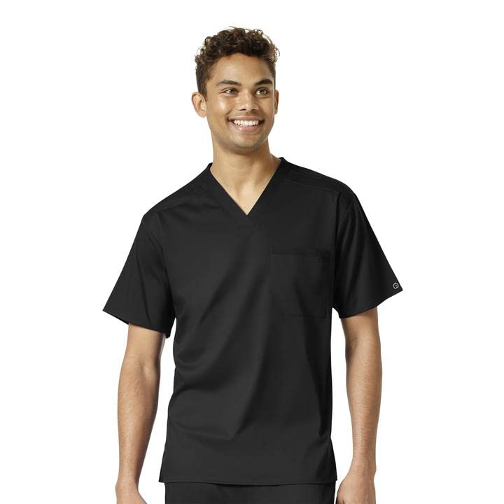 Men's V-Neck Scrub Top