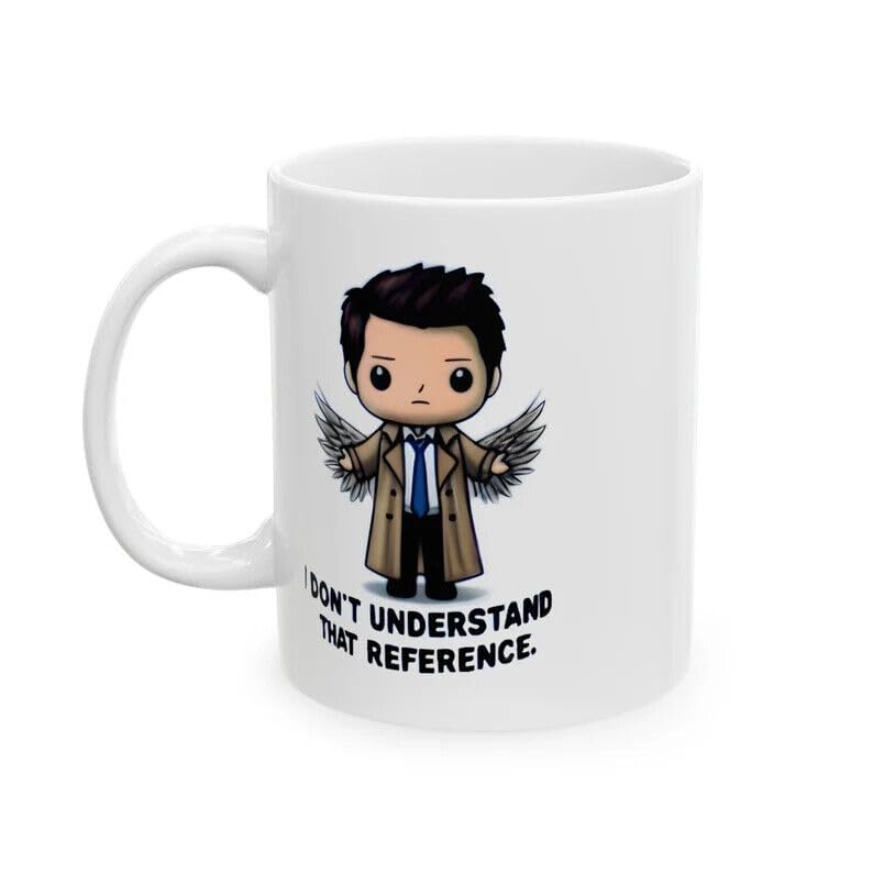 KALIDHAR Adorable Supernatural Castiel Mug Printed Coffee and Tea Ceramic Mug- 320 ML Ceramic Coffee Mug 1407