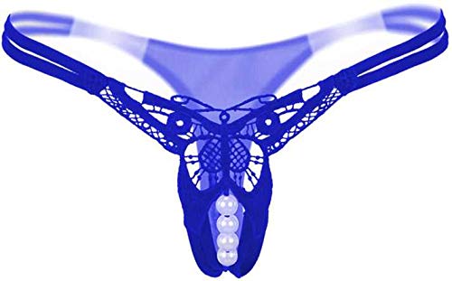 FIHA Woman's Nylon & Cotton Thong Panties (Pack of 1)