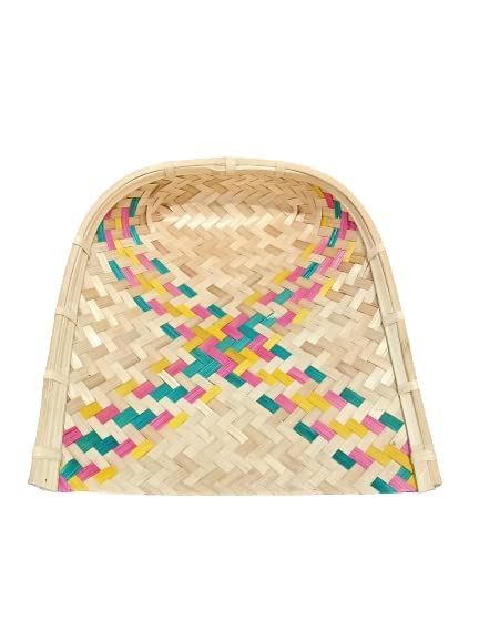 Raj Furniture Bamboo Soop/Sup/Moram/Muram for Chhat Puja and Kitchen (Multicolor) (1)